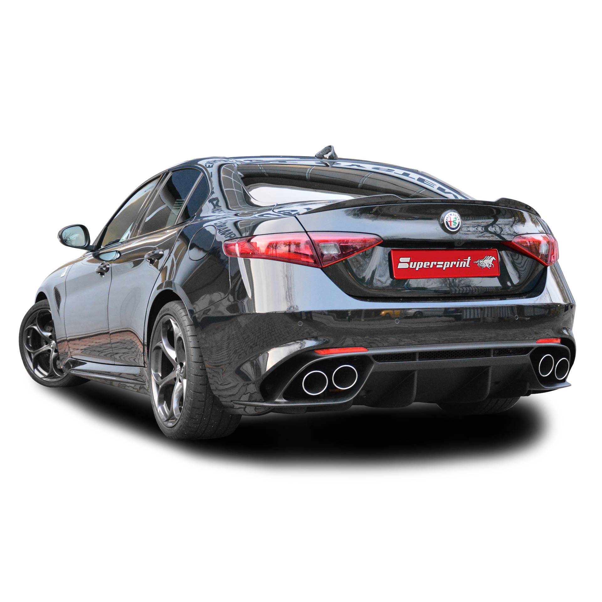 Nuovo Impianto di scarico per ALFA ROMEO GIULIA QUADRIFOGLIO 2.9T V6 Bi-Turbo 2016 ->